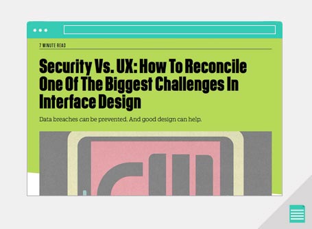 Fastco: Secuirty vs. UX